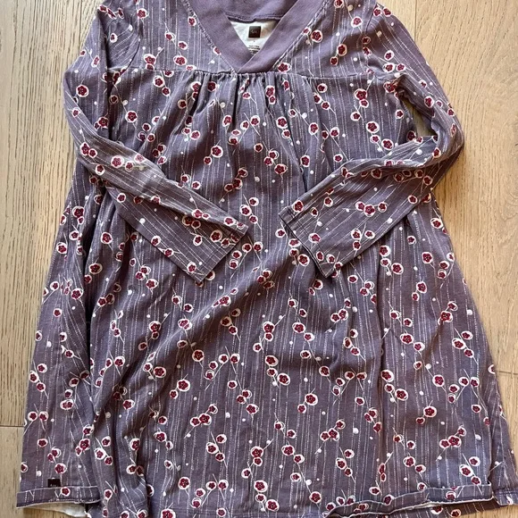 Tea Collection Bundle of SEVEN Girls Long Sleeve Dresses - Purple, Grey - Picture 7 of 9